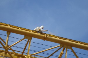 Покраска крана